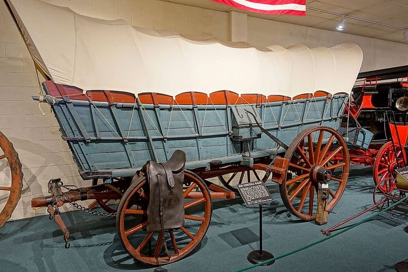 File:Conestoga Wagon, made in Conestoga, Pennsylvania, 1840 - Luray Caverns Car and Carriage Museum - Luray, Virginia - DSC01149.jpg